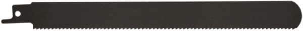 Disston - 8" Long x 3/4" Thick, Bi-Metal Reciprocating Saw Blade - Straight Profile, 10 TPI, Toothed Edge, Universal Shank - Eagle Tool & Supply