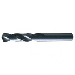 #12 RHS / RHC HSS 135 Degree Split Point Heavy Duty Screw Machine Length Drill - Steam Oxide - Eagle Tool & Supply