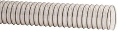 Hi-Tech Duravent - 4" ID, 5 Hg Vac Rating, 7 psi, Polyurethane Vacuum & Duct Hose - 25' Long, Clear, 6-1/2" Bend Radius, -65 to 200°F - Eagle Tool & Supply