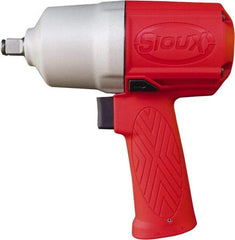 Sioux Tools - 1/2" Drive, 11,000 RPM, 780 Ft/Lb Torque Impact Wrench - Pistol Grip Handle, 1,250 IPM, 4 CFM, 90 psi, 1/4" Inlet - Eagle Tool & Supply