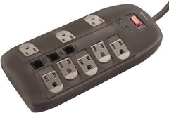 innovera - 8 Outlets, 120 Volts, 15 Amps, 6' Cord, Surge Power Outlet Strip - Floor Mount, 5-15R NEMA Configuration - Eagle Tool & Supply