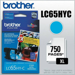 Brother - Cyan Ink Cartridge - Use with Brother MFC-5890CN, 5895CW, 6490CW, 6890CDW - Eagle Tool & Supply