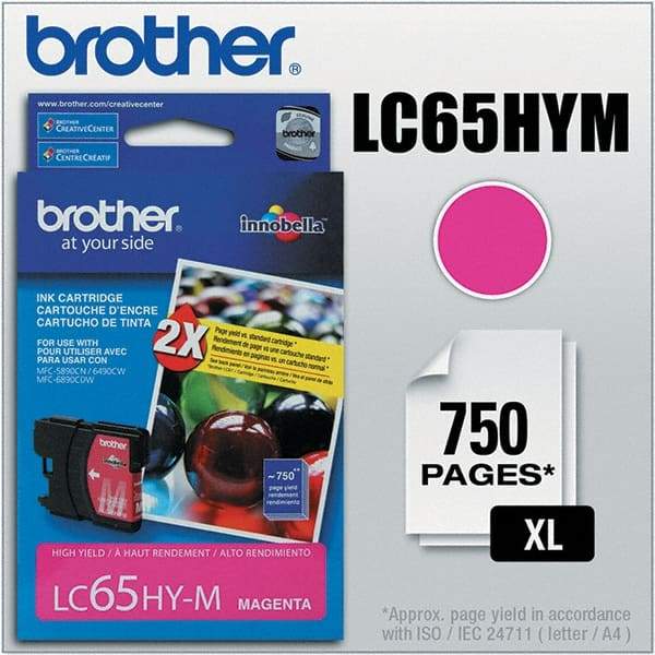 Brother - Magenta Ink Cartridge - Use with Brother MFC-5890CN, 5895CW, 6490CW, 6890CDW - Eagle Tool & Supply