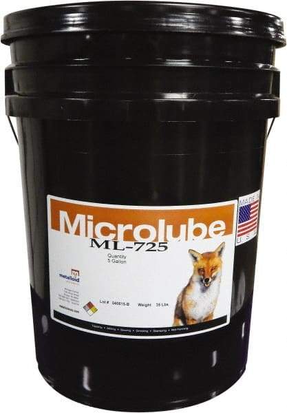 Metalloid - Microlubricant ML-725, 1 Gal Bottle Cutting & Sawing Fluid - Straight Oil - Eagle Tool & Supply