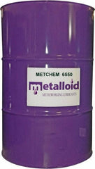 Metalloid - MetChem 6550, 55 Gal Drum Cutting Fluid - Synthetic - Eagle Tool & Supply