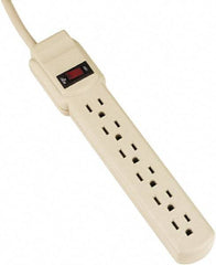 innovera - 6 Outlets, 120 Volts, 15 Amps, 4' Cord, Power Outlet Strip - 5-15R NEMA Configuration - Eagle Tool & Supply