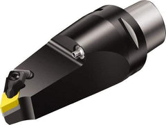 Sandvik Coromant - Left Hand Cut, Size C6, DNMG 432 Insert Compatiblity, Modular Turning & Profiling Cutting Unit Head - 33mm Ctr to Cutting Edge, 120mm Head Length, Through Coolant, Series T-Max P - Eagle Tool & Supply