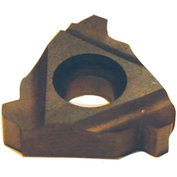 Tool-Flo - 16ER External Right Hand 6 API V 0.055 Laydown Threading Insert - Grade AC22C, AlTiN Coated Carbide - Eagle Tool & Supply