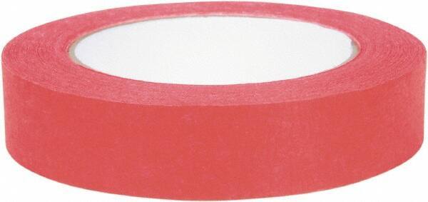 Duck - 15/16" Wide x 60 Yd Long Red Poly-Coated Paper Masking Tape - Series 240571 - Eagle Tool & Supply