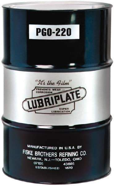 Lubriplate - 55 Gal Drum, Synthetic Gear Oil - 6°F to 436°F, 227 St Viscosity at 40°C, 42 St Viscosity at 100°C, ISO 220 - Eagle Tool & Supply