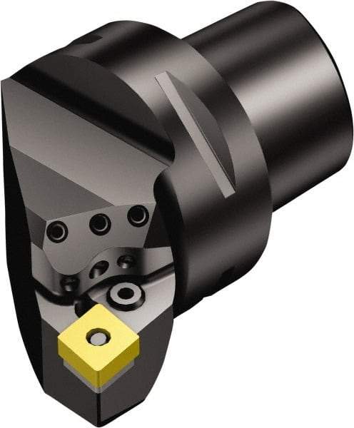 Sandvik Coromant - Right Hand Cut, Size C10, CNMG 19 06 12 & CNMG 643 Insert Compatiblity, External Modular Turning & Profiling Cutting Unit Head - 68mm Ctr to Cutting Edge, 110mm Head Length, Through Coolant, Series T-Max P - Eagle Tool & Supply