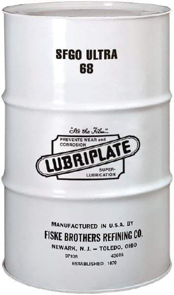 Lubriplate - 55 Gal Drum, ISO 68, SAE 30, Air Compressor Oil - 5°F to 395°, 325 Viscosity (SUS) at 100°F, 59 Viscosity (SUS) at 210°F - Eagle Tool & Supply