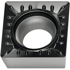 Walter - SCMT32.52 RK4 Grade WKK10S Carbide Turning Insert - TiCN/Al2O3 Finish, 90° Square, 3/8" Inscr Circle, 5/32" Thick, 1/32" Corner Radius - Eagle Tool & Supply