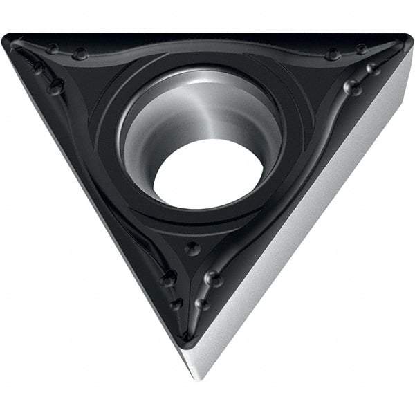 Walter - TCMT32.51 MP4 Grade WPP10S Carbide Turning Insert - 60° Triangle, 3/8" Inscr Circle, 5/32" Thick, 1/64" Corner Radius - Eagle Tool & Supply