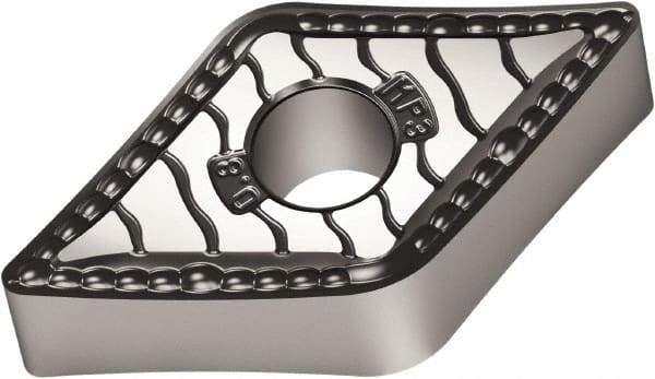 Walter - DNMG443 MP3 Grade WPP05S Carbide Turning Insert - 55° Diamond, 1/2" Inscr Circle, 1/4" Thick, 3/64" Corner Radius - Eagle Tool & Supply
