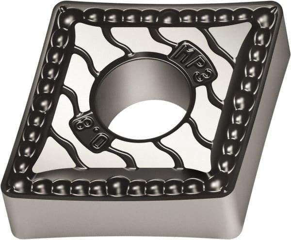 Walter - CNMG432 MP3 Grade WPP05S Carbide Turning Insert - 80° Parallelogram, 1/2" Inscr Circle, 3/16" Thick, 1/32" Corner Radius - Eagle Tool & Supply