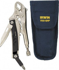 Irwin - Locking Pliers Multi-Tool Set - 5-1/2" OAL - Eagle Tool & Supply