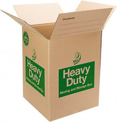 Duck - 16" Wide x 16" Long x 15" High Heavy Duty Corrugated Box - Brown - Eagle Tool & Supply
