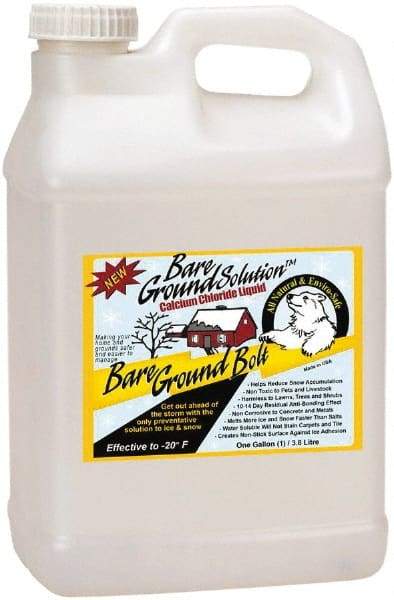 Bare Ground Solutions - 2.5 Gal Jug Calcium Chloride Liquid - Effective to -20°F - Eagle Tool & Supply