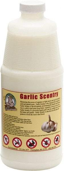 Bare Ground Solutions - Garlic Scentry Quart Bottle Ready to Use Premixed to repel unwanted animals - Garlic Scentry harnesses the power of organics to fight insects and repel unwanted yard and garden pests. - Eagle Tool & Supply