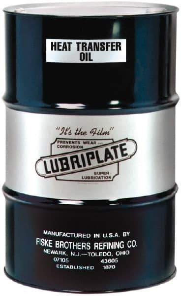 Lubriplate - 55 Gal Drum, Mineral Heat Transfer Oil - SAE 40, ISO 100, 14 cSt at 100°C, 135 cSt at 40°C - Eagle Tool & Supply