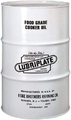 Lubriplate - 55 Gal Drum Mineral Cooker/Sterilizer Oil - SAE 40, ISO 150, 157.27 cSt at 40°C & 15.53 cSt at 100°C, Food Grade - Eagle Tool & Supply