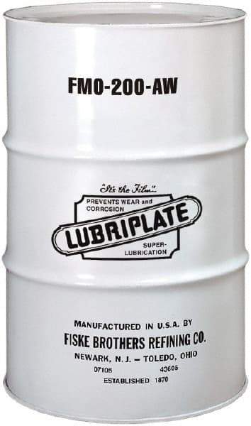 Lubriplate - 55 Gal Drum, Mineral Multipurpose Oil - SAE 10, ISO 46, 46.92 cSt at 40°C, 6.92 cSt at 100°C, Food Grade - Eagle Tool & Supply