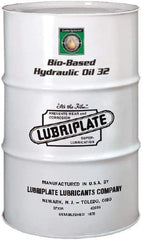 Lubriplate - 55 Gal Drum Botanical Hydraulic Oil - SAE 10, ISO 32, 30.87 cSt at 40° & 6.9 cSt at 100°C - Eagle Tool & Supply