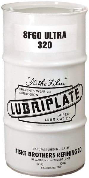 Lubriplate - 16 Gal Drum, Synthetic Gear Oil - 10°F to 420°F, 1557 SUS Viscosity at 100°F, 161 SUS Viscosity at 210°F, ISO 320 - Eagle Tool & Supply