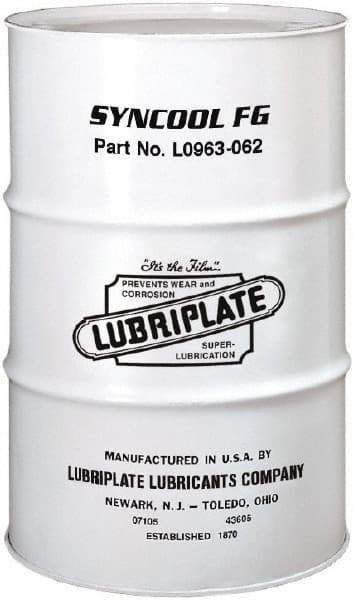 Lubriplate - 55 Gal Drum, ISO 46, SAE 20, Air Compressor Oil - 5°F to 430°, 41 Viscosity (cSt) at 40°C, 10 Viscosity (cSt) at 100°C - Eagle Tool & Supply