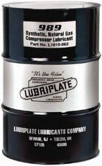 Lubriplate - 55 Gal Drum, ISO 150, SAE 40, Air Compressor Oil - 7°F to 373°, 138 Viscosity (cSt) at 40°C, 24 Viscosity (cSt) at 100°C - Eagle Tool & Supply