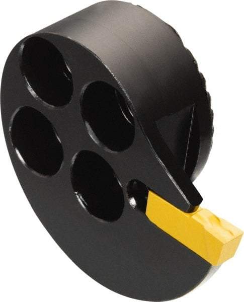Sandvik Coromant - R/LAG551.31 Insert, 15.5mm Head Length, Modular Grooving Cutting Unit Head - Left Hand Cut, System Size 32, Through Coolant, Series T-Max Q-Cut - Eagle Tool & Supply