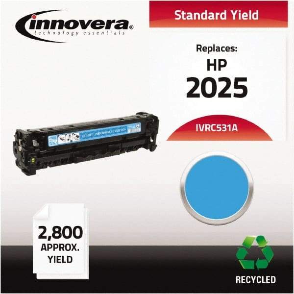 innovera - Cyan Toner Cartridge - Use with HP Color LaserJet CP2025 - Eagle Tool & Supply