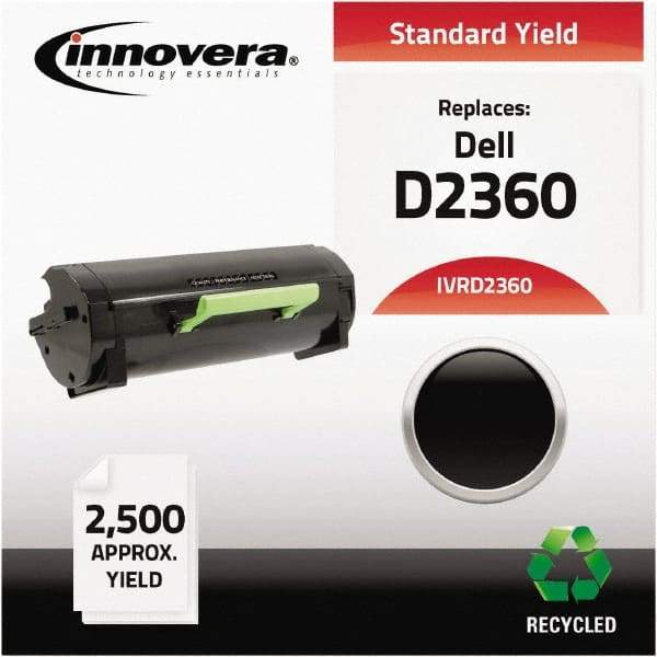 innovera - Black Toner Cartridge - Use with Dell B2360D, B2360DN, B3460DN, B3465DN, B3465DNF - Eagle Tool & Supply