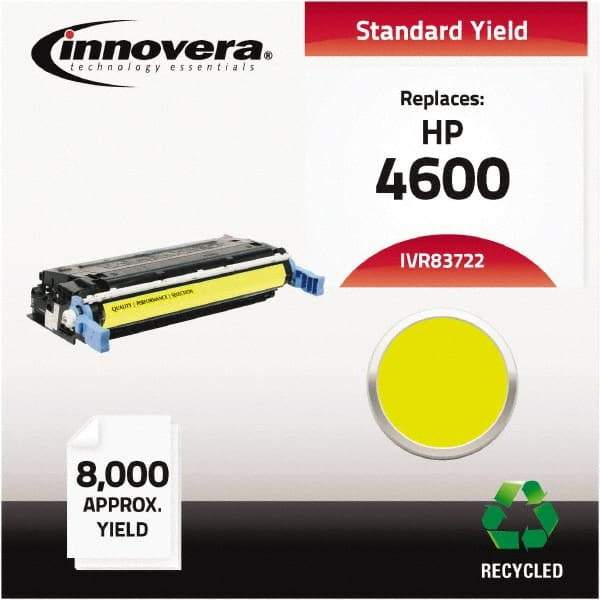 innovera - Yellow Toner Cartridge - Use with HP Color LaserJet 4600, 4650 - Eagle Tool & Supply