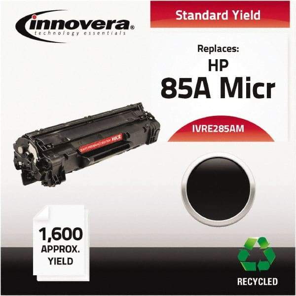 innovera - Black MICR Toner - Use with HP LaserJet Pro M1130, M1132MFP, M1134MFP, M1136MFP, M1137, M1138, M1139, M1210, M1212NF, HP Laser Jet Pro M1212F, M1213NF, M1214NFH, M1216NFH, M1217NFW, M1219NF, P1100, P1102, P1102W - Eagle Tool & Supply