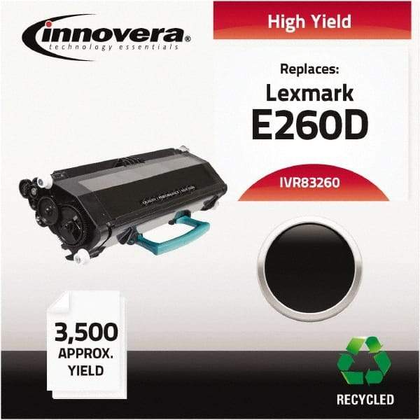 innovera - Black Toner Cartridge - Use with Lexmark E260D, E260DN, E360D, E360DN, E460DN, E460DW, E462DTN - Eagle Tool & Supply