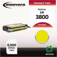 innovera - Yellow Toner Cartridge - Use with HP Color LaserJet 3800, CP3505 - Eagle Tool & Supply