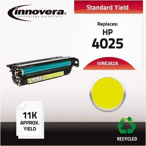 innovera - Yellow Toner Cartridge - Use with HP Color LaserJet Enterprise CP4025DN, CP4025N, CP4520, CP4525, CP4525DN, CP4525N, CP4525XH - Eagle Tool & Supply