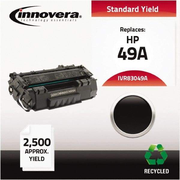 innovera - Black Toner Cartridge - Use with HP LaserJet 1320, 3390, 3392 - Eagle Tool & Supply