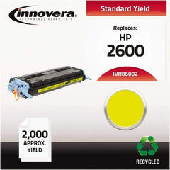 innovera - Yellow Toner Cartridge - Use with HP Color LaserJet 1600, 2600, CM1015 MFP, CM1017 MFP - Eagle Tool & Supply