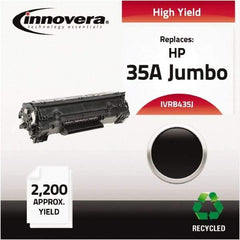 innovera - Black Toner Cartridge - Use with HP LaserJet P1002, P1003, P1004, P1005, P1006, P1009 - Eagle Tool & Supply