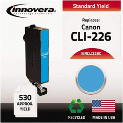 innovera - Cyan Inkjet Printer Cartridge - Use with Canon PIXMA iP4820, iX6520, MG5120, MG5220, MG6120, MG8120, MX882, MX892 - Eagle Tool & Supply