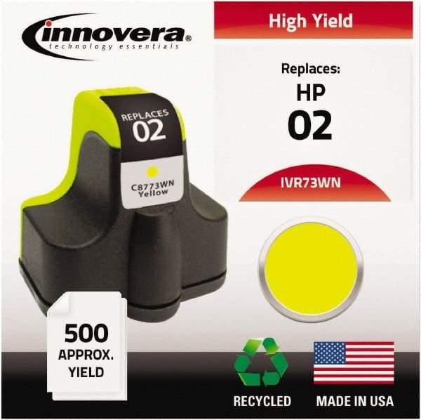 innovera - Yellow Inkjet Printer Cartridge - Use with HP Photosmart C5180, C6180, C7180, D6160, D7145, D7155, D7160, D7345, D7355, D7360, 3110, 3210, 3310, 8250 - Eagle Tool & Supply