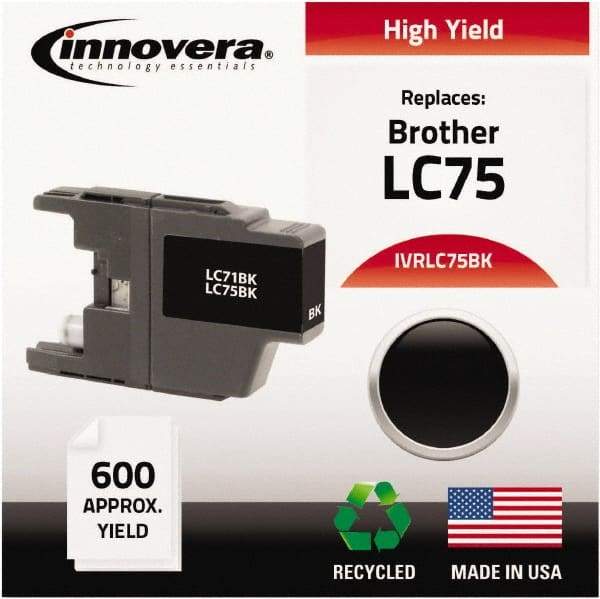 innovera - Black Inkjet Printer Cartridge - Use with Brother MFC-J6510DW, MFC-J6710DW, MFC-J6910DW, MFC-J825DW, MFC-J835DW - Eagle Tool & Supply