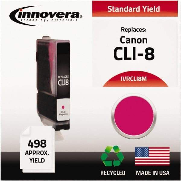 innovera - Magenta Inkjet Printer Cartridge - Use with Canon PIXMA iP3300, iP3500, iP4200, iP4300, iP4500, iP5200, MP500, MP510, MP520, MP530, MP600, MP610, MP800, MP810, MP830, MP950, MP960, MP970, MX700, MX850 - Eagle Tool & Supply