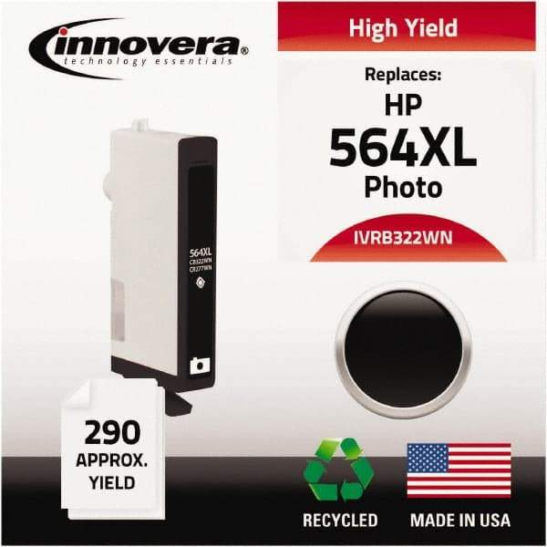 innovera - Inkjet Printer Cartridge - Use with HP Photosmart 5510, 5514, 6510, B8550, B8553, B8558, C6340, C6350, C6380, C6383, D5460, D7560, HP Photosmart Plus B209A, B209B, B209C, Premium Touchsmart C309, C309n, C310, Photosmart Premium Fax All-In-One - Eagle Tool & Supply