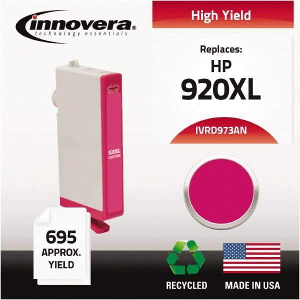 innovera - Magenta Inkjet Printer Cartridge - Use with HP Officejet 6000, 6000 Wireless, 6500, 6500 Wireless, Officejet Wide Format 7500A - Eagle Tool & Supply