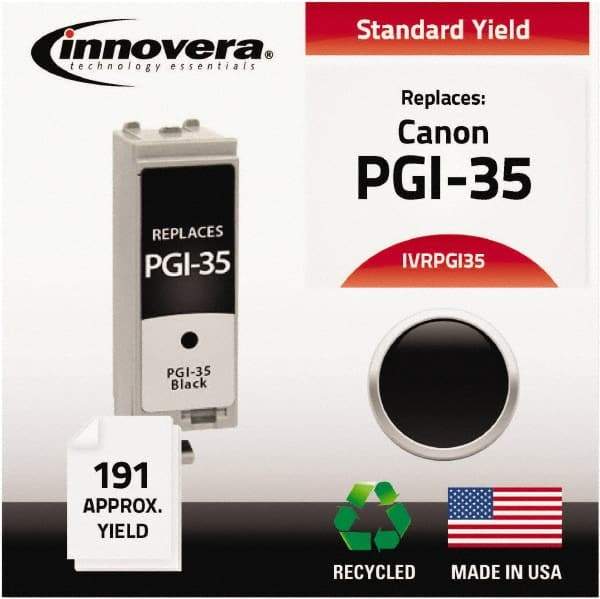 innovera - Black Inkjet Printer Cartridge - Use with Canon PIXMA iP100 - Eagle Tool & Supply