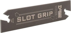Dorian Tool - 1.0197" Blade Height, 0.0941" Blade Width, 4.3307" OAL, Neutral Cut, Double End Indexable Cut-Off Blade - SGIH Blade - Eagle Tool & Supply